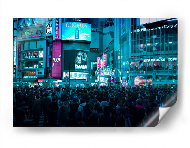 Cruce de Shibuya, Tokio - Luis Velasco | Cuadro decorativo de Canvas Lab