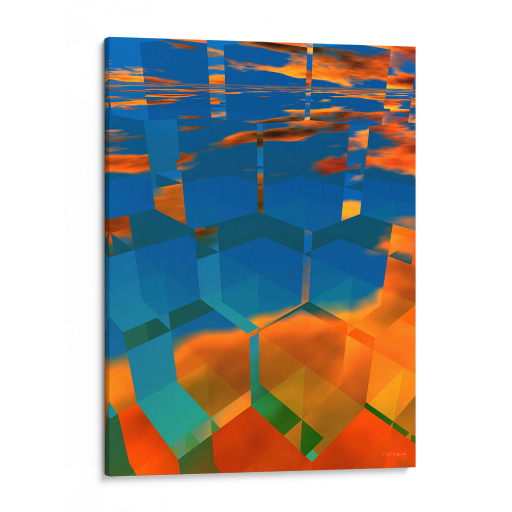 Cubos de fuego - Caperh | Cuadro decorativo de Canvas Lab