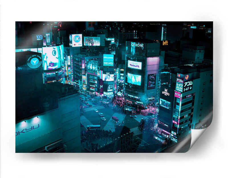 Shibuya, Tokio - Luis Velasco | Cuadro decorativo de Canvas Lab