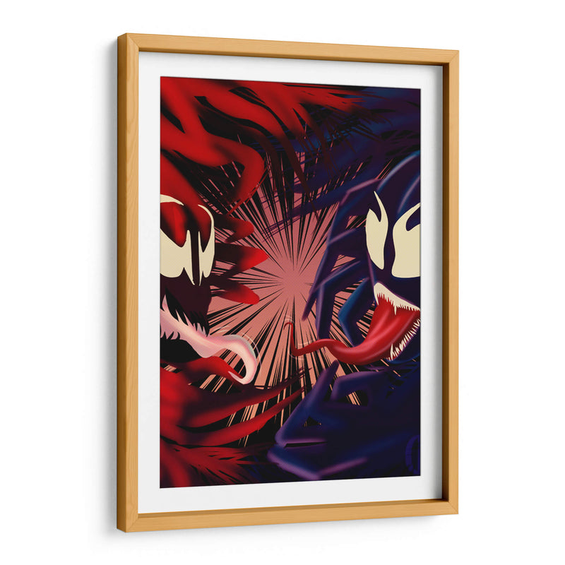 VENOM Y CARNAGE - CHARLY KAOZ | Cuadro decorativo de Canvas Lab