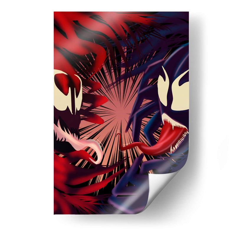 VENOM Y CARNAGE - CHARLY KAOZ | Cuadro decorativo de Canvas Lab