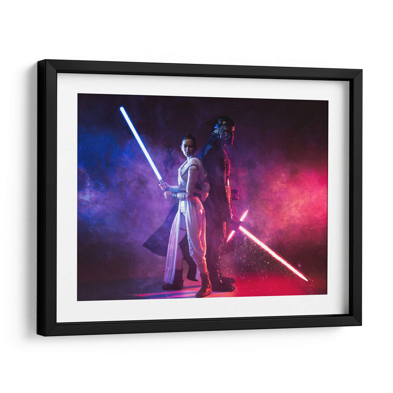 Rey y Kylo Ren - Action Geek | Cuadro decorativo de Canvas Lab