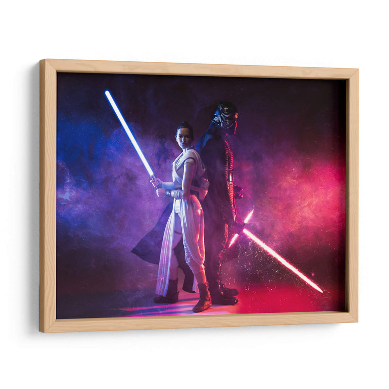 Rey y Kylo Ren - Action Geek | Cuadro decorativo de Canvas Lab