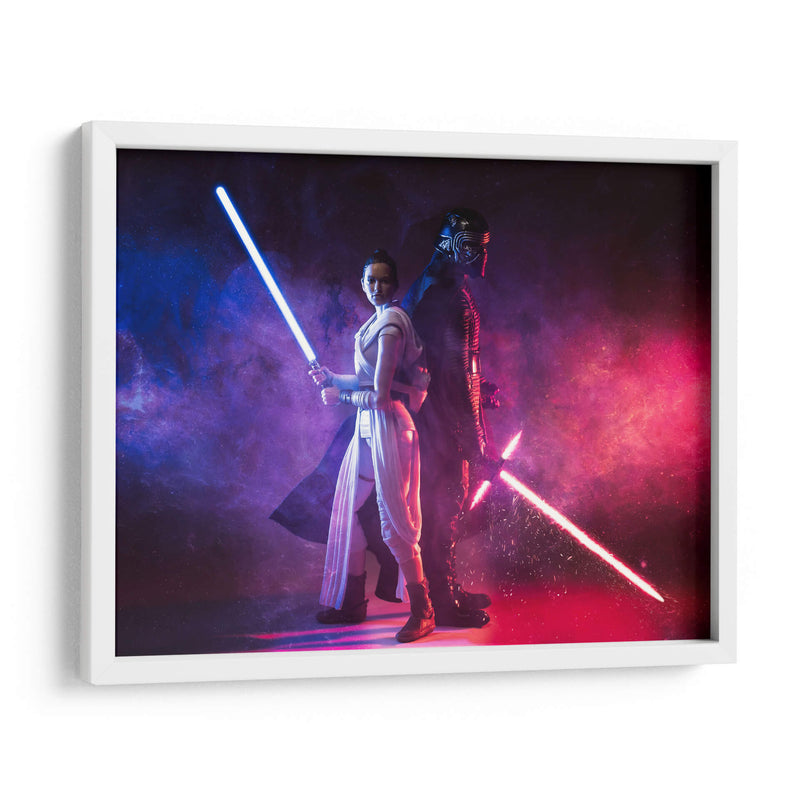 Rey y Kylo Ren - Action Geek | Cuadro decorativo de Canvas Lab
