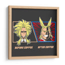 Café All Might - Roge I. Luis | Cuadro decorativo de Canvas Lab