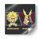 Café All Might - Roge I. Luis | Cuadro decorativo de Canvas Lab