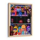 FESTIVAL DE MASCARAS - CHARLY KAOZ | Cuadro decorativo de Canvas Lab