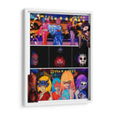 FESTIVAL DE MASCARAS - CHARLY KAOZ | Cuadro decorativo de Canvas Lab