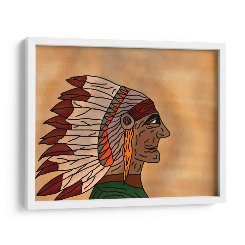 Indio apache - BREELSS mx | Cuadro decorativo de Canvas Lab