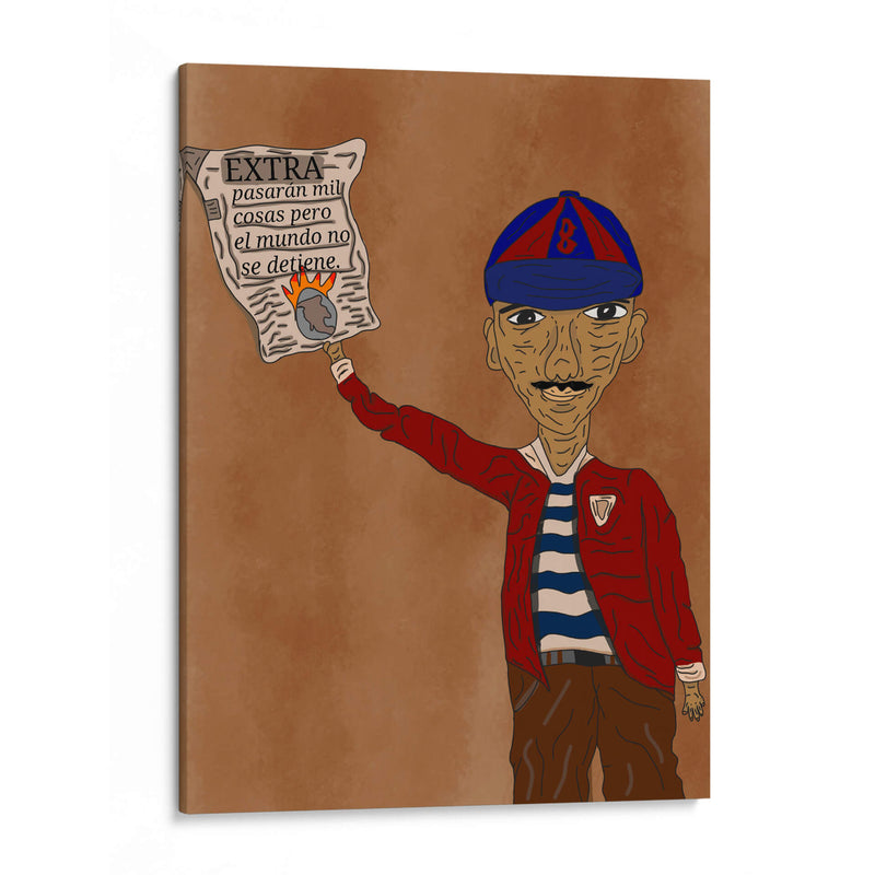 Periódico mundial. - BREELSS mx | Cuadro decorativo de Canvas Lab