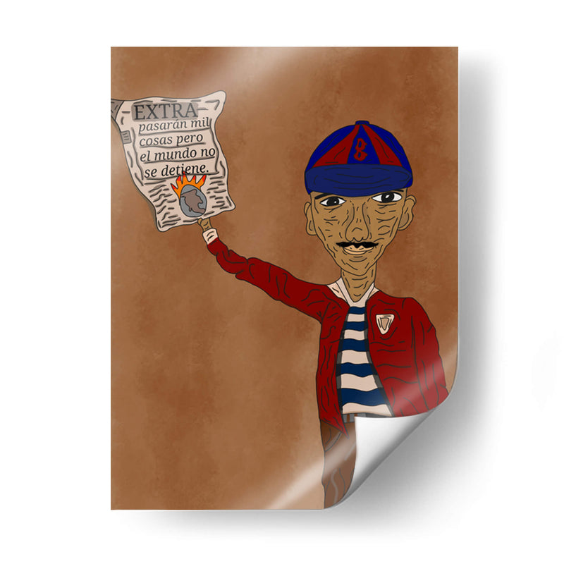 Periódico mundial. - BREELSS mx | Cuadro decorativo de Canvas Lab