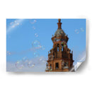 Plaza España y Burbujas - Carlos Franken | Cuadro decorativo de Canvas Lab