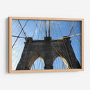 Torre del Puente Brooklyn - Carlos Franken | Cuadro decorativo de Canvas Lab