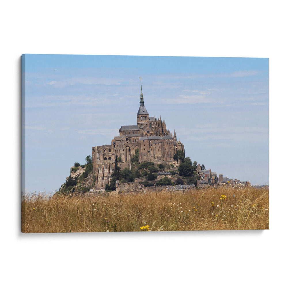 Pradera Mont Saint-Michel - Carlos Franken | Cuadro decorativo de Canvas Lab