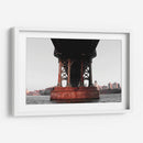 Rojo Puente Manhattan - Carlos Franken | Cuadro decorativo de Canvas Lab