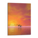 Delfines - Caperh | Cuadro decorativo de Canvas Lab