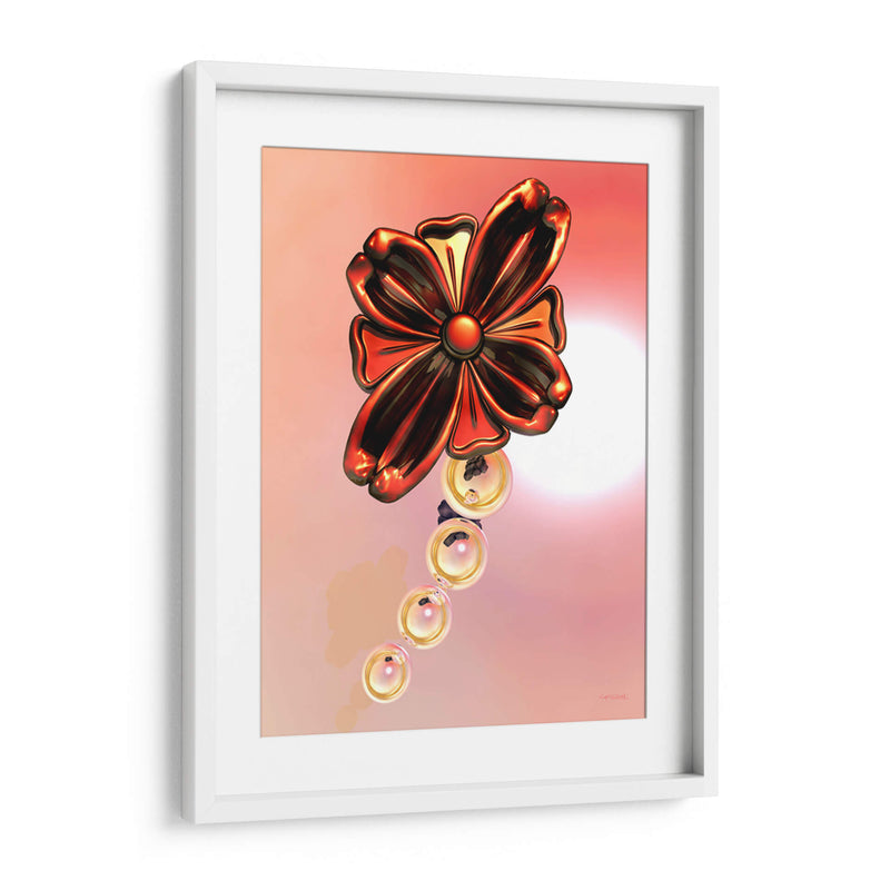 Flor metalica - Caperh | Cuadro decorativo de Canvas Lab