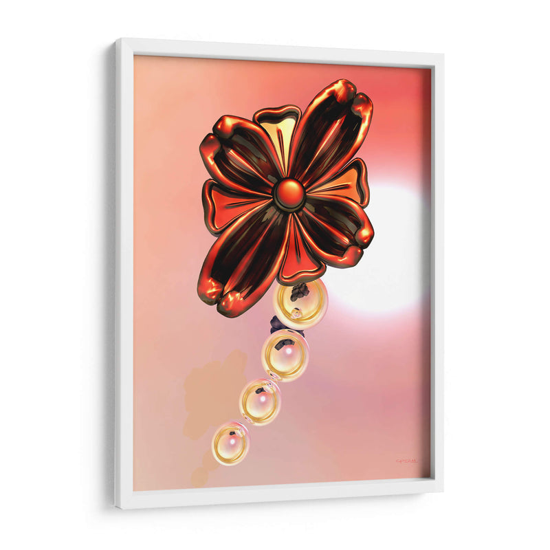 Flor metalica - Caperh | Cuadro decorativo de Canvas Lab