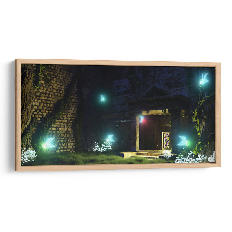 El templo del bosque perdido en algun lugar en mi niñez - Ctrl_Z3T4 | Cuadro decorativo de Canvas Lab