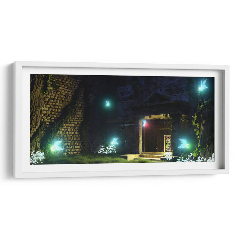 El templo del bosque perdido en algun lugar en mi niñez - Ctrl_Z3T4 | Cuadro decorativo de Canvas Lab