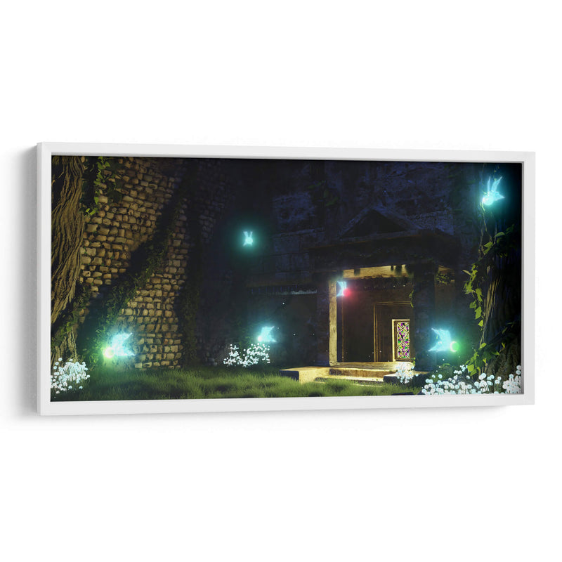 El templo del bosque perdido en algun lugar en mi niñez - Ctrl_Z3T4 | Cuadro decorativo de Canvas Lab