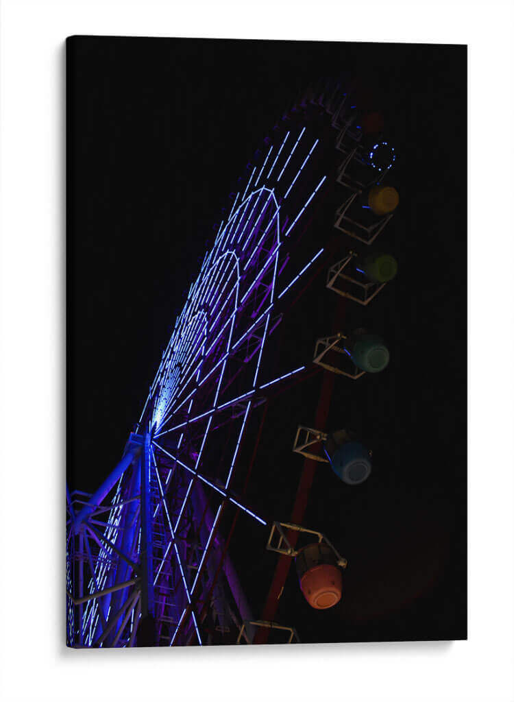 Rueda de la Fortuna, Odaiba, Tokio, Japón - Luis Velasco | Cuadro decorativo de Canvas Lab
