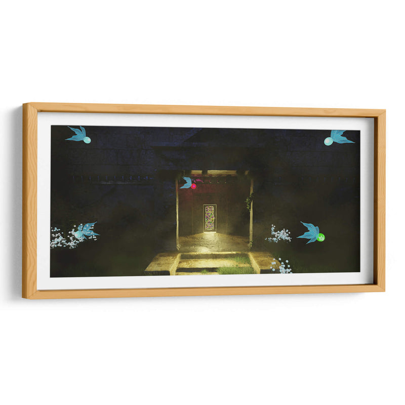 Templo del Bosque Entrada Remaster 3D - Ctrl_Z3T4 | Cuadro decorativo de Canvas Lab