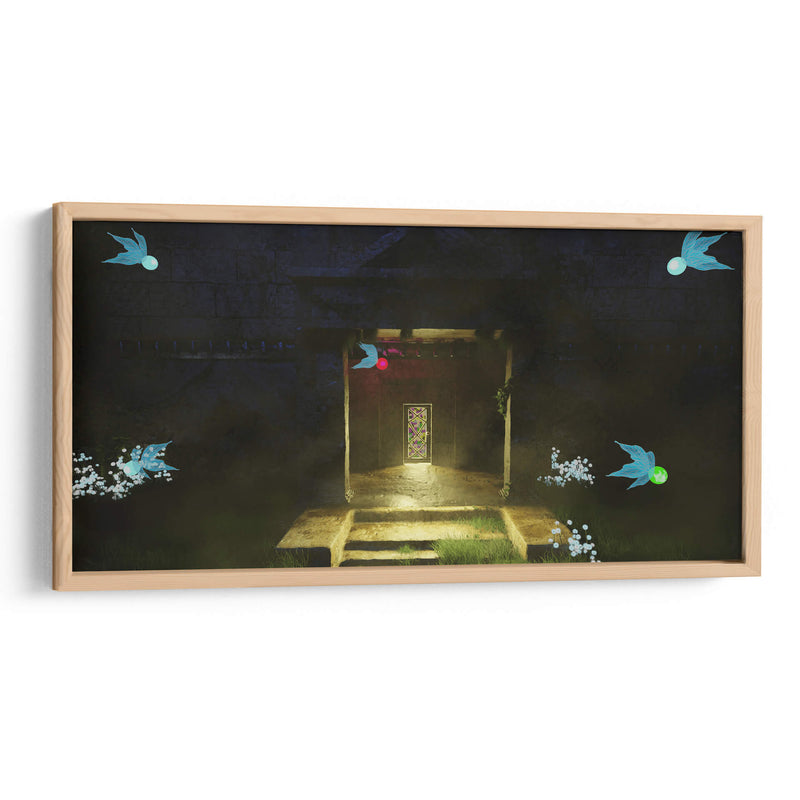 Templo del Bosque Entrada Remaster 3D - Ctrl_Z3T4 | Cuadro decorativo de Canvas Lab