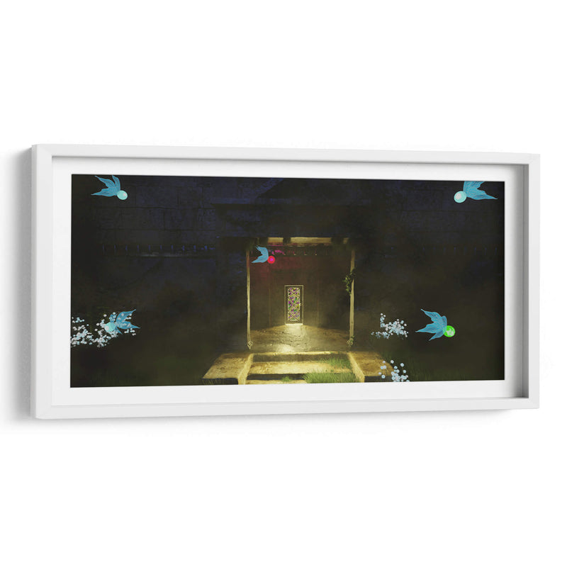 Templo del Bosque Entrada Remaster 3D - Ctrl_Z3T4 | Cuadro decorativo de Canvas Lab