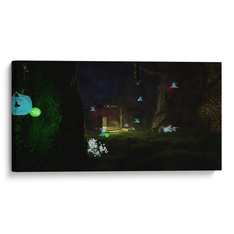 Templo del Bosque Esquina Remaster 3D - Ctrl_Z3T4 | Cuadro decorativo de Canvas Lab