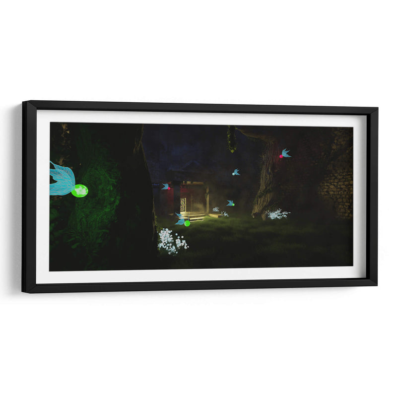 Templo del Bosque Esquina Remaster 3D - Ctrl_Z3T4 | Cuadro decorativo de Canvas Lab