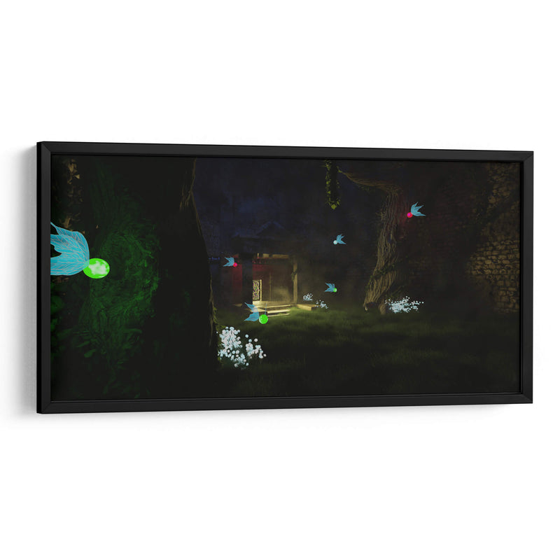 Templo del Bosque Esquina Remaster 3D - Ctrl_Z3T4 | Cuadro decorativo de Canvas Lab