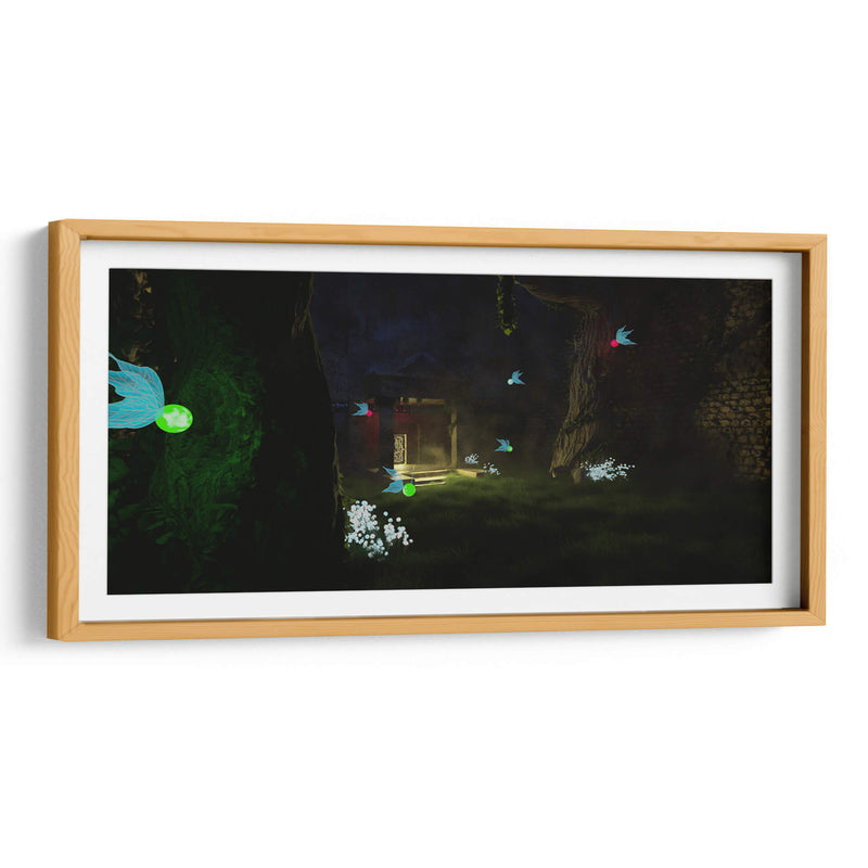 Templo del Bosque Esquina Remaster 3D - Ctrl_Z3T4 | Cuadro decorativo de Canvas Lab