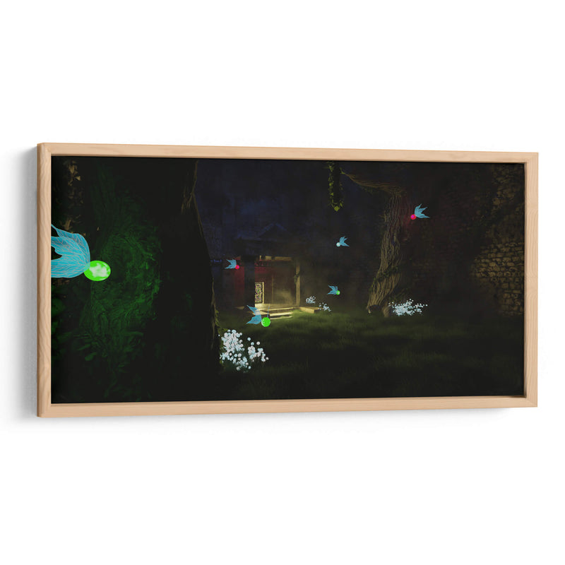 Templo del Bosque Esquina Remaster 3D - Ctrl_Z3T4 | Cuadro decorativo de Canvas Lab