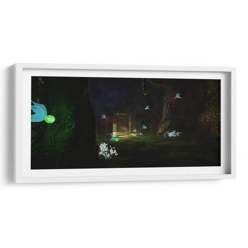 Templo del Bosque Esquina Remaster 3D - Ctrl_Z3T4 | Cuadro decorativo de Canvas Lab