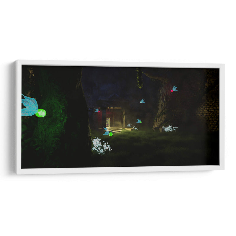 Templo del Bosque Esquina Remaster 3D - Ctrl_Z3T4 | Cuadro decorativo de Canvas Lab