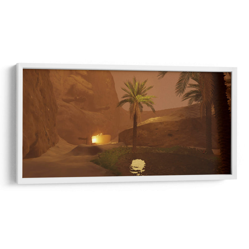 Templo del desierto Esquina Remaster 3D - Ctrl_Z3T4 | Cuadro decorativo de Canvas Lab