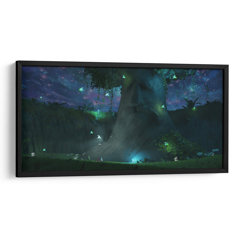 Gran Arbol Galactico Remaster 3D - Ctrl_Z3T4 | Cuadro decorativo de Canvas Lab