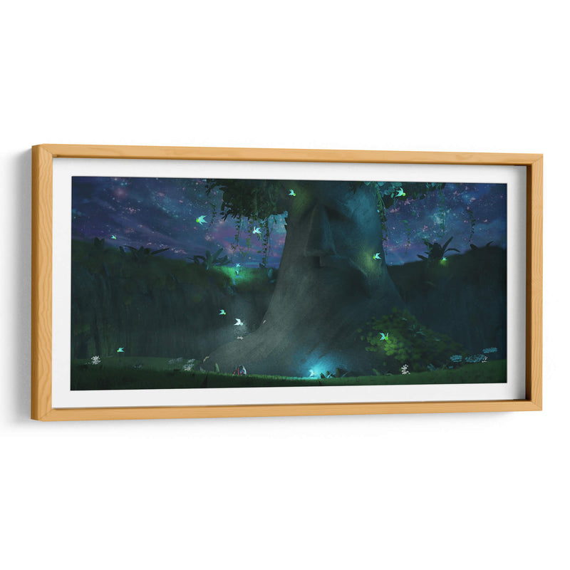 Gran Arbol Galactico Remaster 3D - Ctrl_Z3T4 | Cuadro decorativo de Canvas Lab