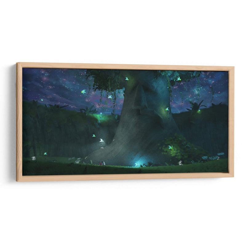 Gran Arbol Galactico Remaster 3D - Ctrl_Z3T4 | Cuadro decorativo de Canvas Lab