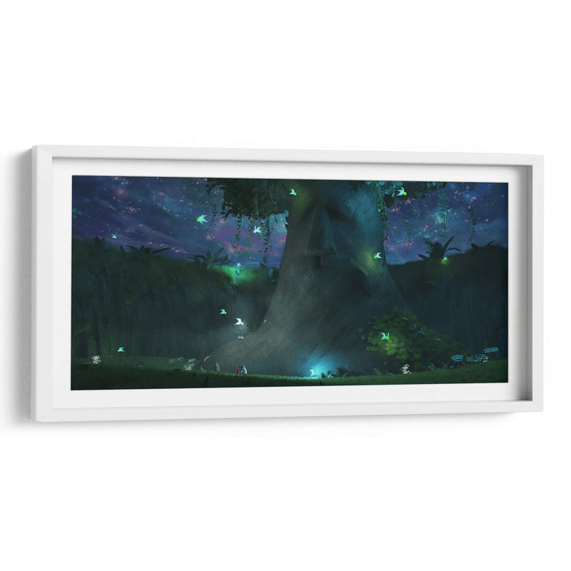 Gran Arbol Galactico Remaster 3D - Ctrl_Z3T4 | Cuadro decorativo de Canvas Lab