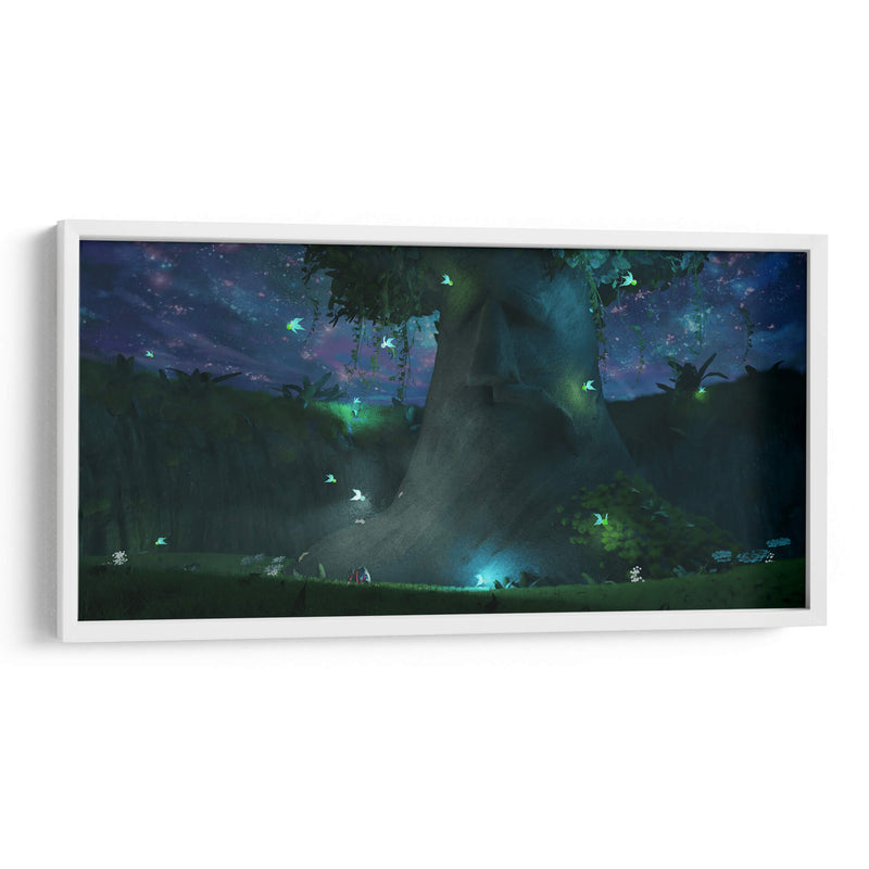 Gran Arbol Galactico Remaster 3D - Ctrl_Z3T4 | Cuadro decorativo de Canvas Lab