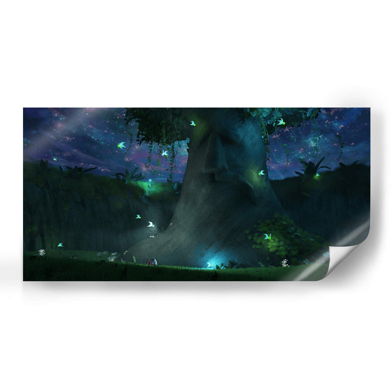 Gran Arbol Galactico Remaster 3D - Ctrl_Z3T4 | Cuadro decorativo de Canvas Lab