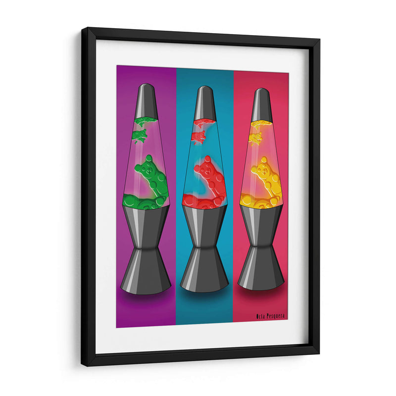 Panda lamp - Octa Pesquera | Cuadro decorativo de Canvas Lab