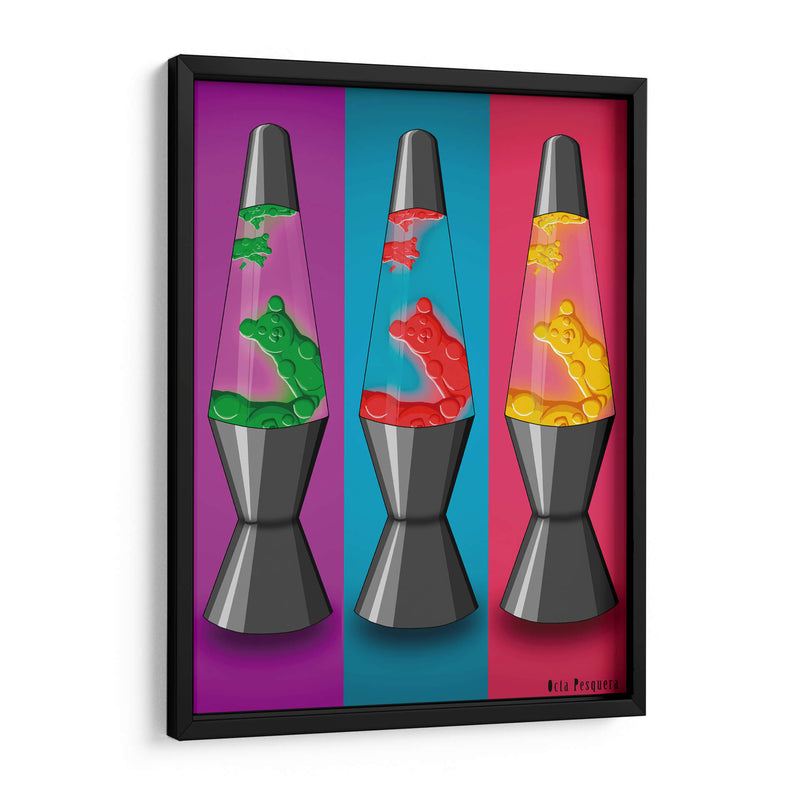 Panda lamp - Octa Pesquera | Cuadro decorativo de Canvas Lab