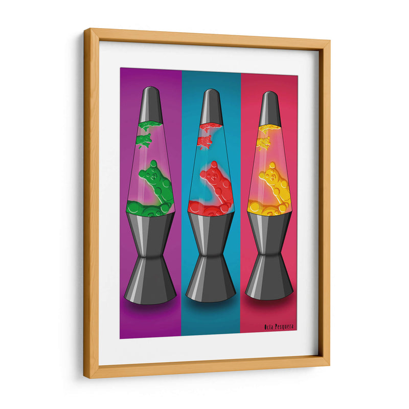 Panda lamp - Octa Pesquera | Cuadro decorativo de Canvas Lab