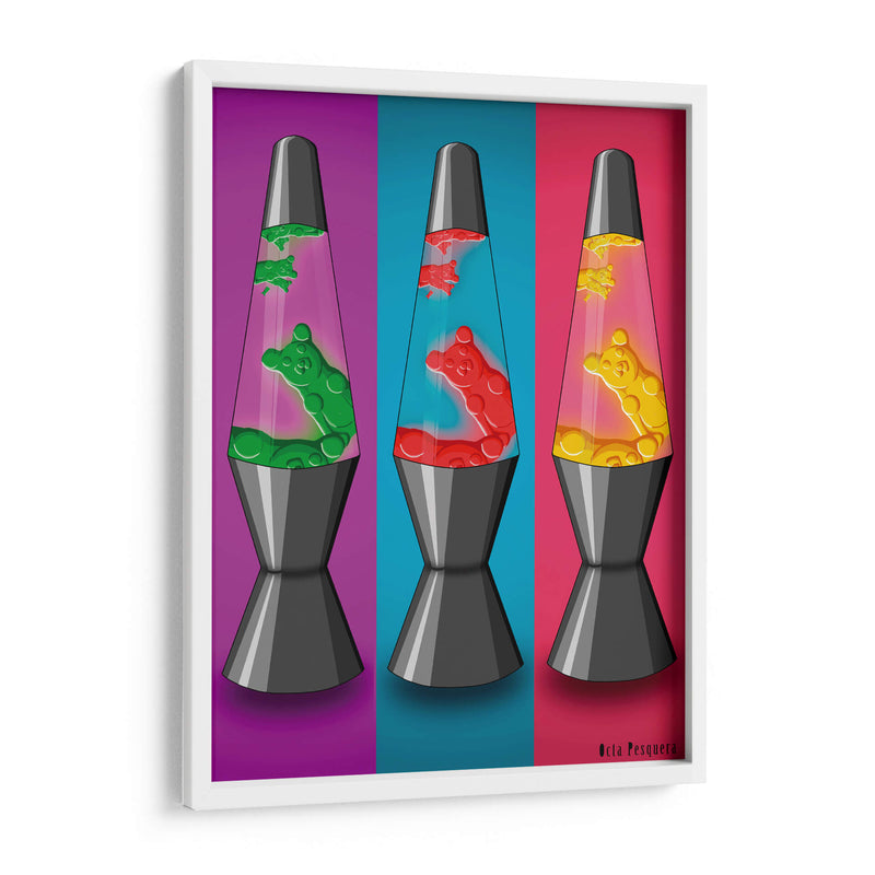 Panda lamp - Octa Pesquera | Cuadro decorativo de Canvas Lab