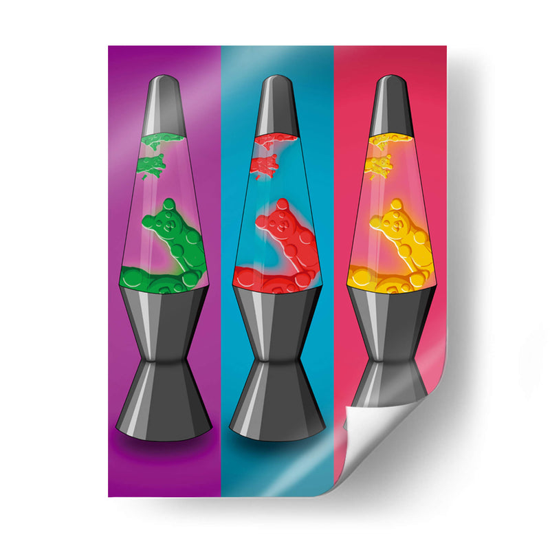 Panda lamp - Octa Pesquera | Cuadro decorativo de Canvas Lab