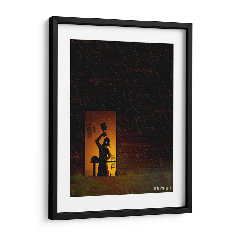 The butcher - Octa Pesquera | Cuadro decorativo de Canvas Lab