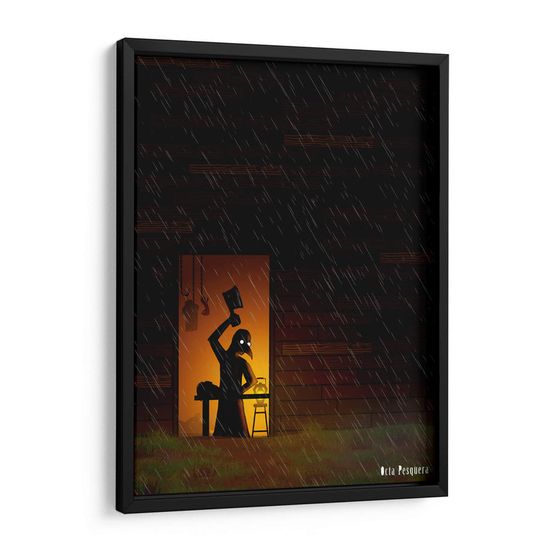 The butcher - Octa Pesquera | Cuadro decorativo de Canvas Lab